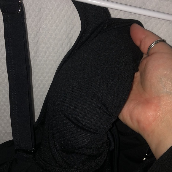 TWO size 24 All Black Swim Dresses (no bottoms) Perfect for Summer Swims 2025 - Picture 16 of 16